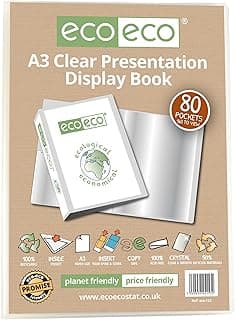 eco-eco Porte-vues A3 – 80 pochettes