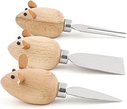 Couteaux à fromage design souris