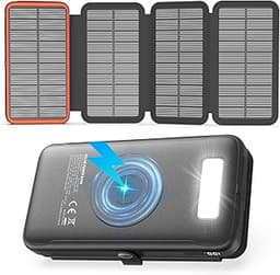 Chargeur solaire 27 000 mAh