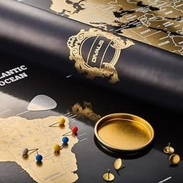 Carte du Monde à Gratter Extra Grande