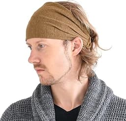 Bandeau Cheveux Homme Lin Naturel
