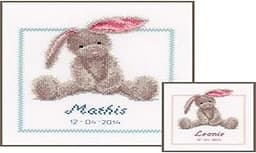 Vervaco Kit Point de Croix Petit Lapin