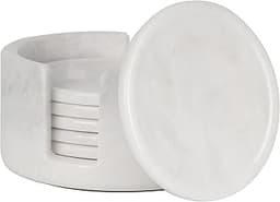 Radicaln Lot de 6 sous-Verres Blancs Faits Main