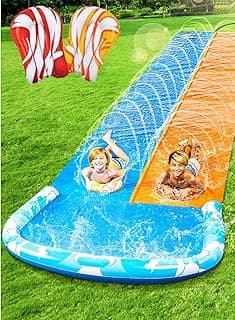 JOYIN 685 cm Toboggan Aquatique avec 2 bodyboards