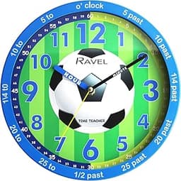 Ravel R.KC.12 Horloge murale d'apprentissage de l'heure pour enfant