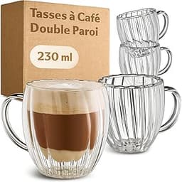 Tasses Cappuccino Double Paroi