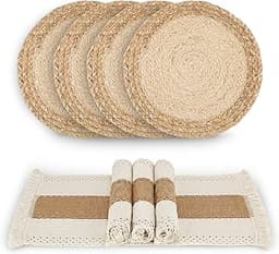 Sets de table tissés main