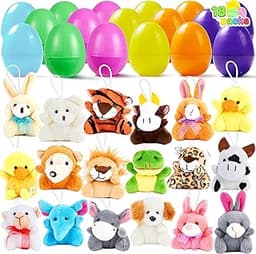 JOYIN 18 Pcs Pre-Filled Easter Eggs