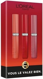 L’Oréal Paris – Trio laques à lèvres effet vinyle
