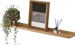 GIEANOO Étagère Murale en Bois de chêne