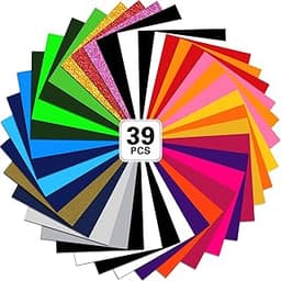 Pack 39 feuilles HTV – 25 couleurs