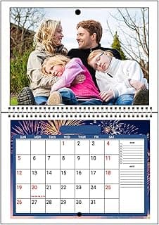 Calendrier mural photo personnalisé 2025