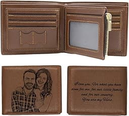 Portefeuille personnalisé photo et texte