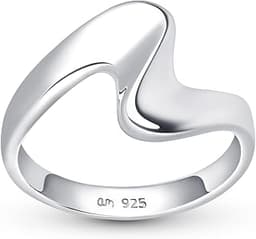 Bague Wave en Argent Sterling