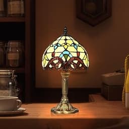 Lampe de table style Tiffany