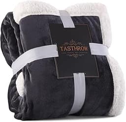 TASTHROW Plaid Sherpa
