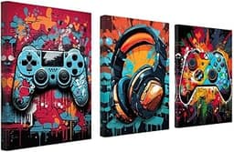 Trio de posters gamer