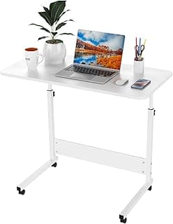 PIPIPOXER Table roulante 80x40 cm réglable