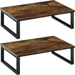Support de Moniteur Réhausseur d’Écran Vintage en Bois