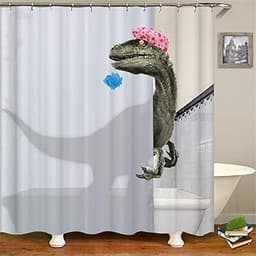 Rideau de Douche 3D Dinosaure
