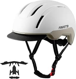 Favoto Casque de Vélo Urbain avec Visière