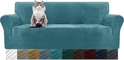 MAXIJIN Housse de canapé velours 3 places