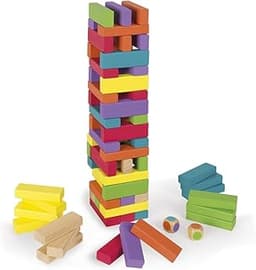 Equilibloc Color - Blocs de Construction en Bois