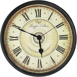 Attoe Horloge murale métal