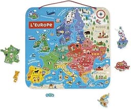Carte d’Europe magnétique Janod