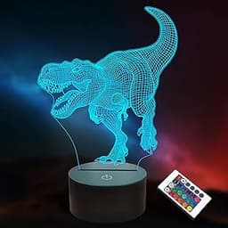 Veilleuse dinosaure 3D illusion