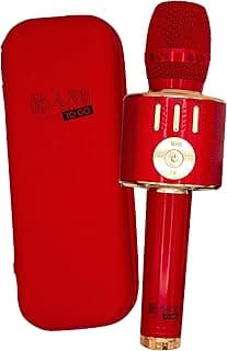 BAM KARAOKE TO GO : Le Micro Karaoké Rouge