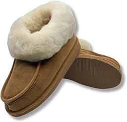 Maison Thuret Pantoufles peau de mouton