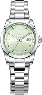 SHENGKE Montres à Quartz minimalistes pour Femmes