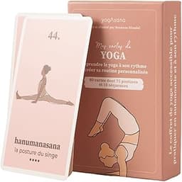 Yogasana Jeu de Cartes français 80 Cartes