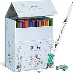 Ohuhu Feutre Coloriage Adulte, 100 Couleurs