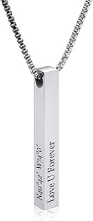 Collier barre 4 faces