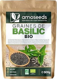 Graines de basilic bio 500 g