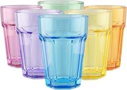 Lot de 6 verres colorés Trend for Home