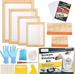 Caydo 31 pièces Kit de Sérigraphie