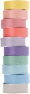 Rico Design Set de 10 Masking Tapes Pastel