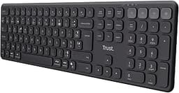 Trust Vaiya – Clavier sans fil AZERTY multi-appareils avec pavé numérique