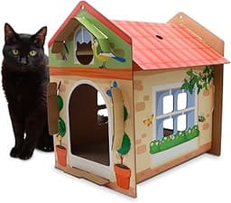 Croci Cassetta Villa Color – maison/griff oir en carton