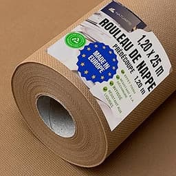 Rouleau de nappe intissée prédécoupée