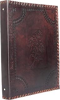 Classeur A4 en cuir – format 4 anneaux