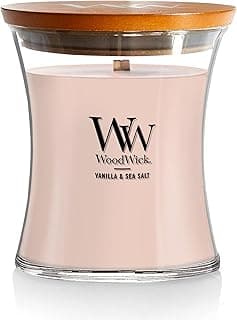 Bougie WoodWick Vanille & Sel marin
