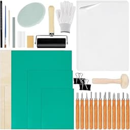 Kit de linogravure 31 pièces