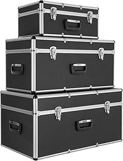 AREBOS set 3 valises alu