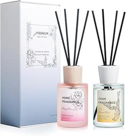 Lot de 2 diffuseurs à roseaux YISOWUH