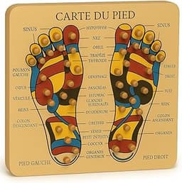 Eurotel Planche de réflexologie en bois