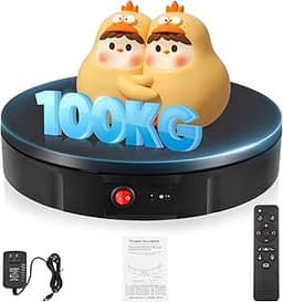 Plateau tournant électrique 30 cm, vitesse et sens réglables